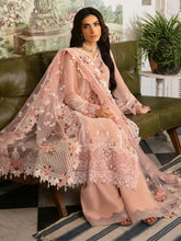 Q-101 | 3Pc Unstitched Suit Winter Luxury Chiffon Dastak By Ramsha